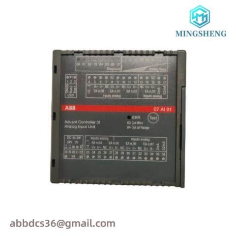 ABB 07AI91 WT91 GJR5251600R0202 Analog Input Module