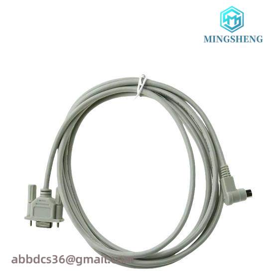 1761-cbl-pm02_8-pin_mini_din_to_9-pin_d_shell_rs232_cable.jpg Rockwell Automation 1761-CBL-PM02 Mini DIN to D Shell RS232 Cable