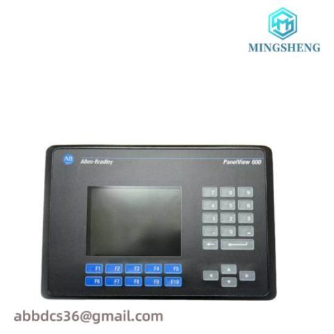 Allen-Bradley 2711-K6C16 PanelView 600 Color Keypad RS-232 (DF1) RS-232 Print AC