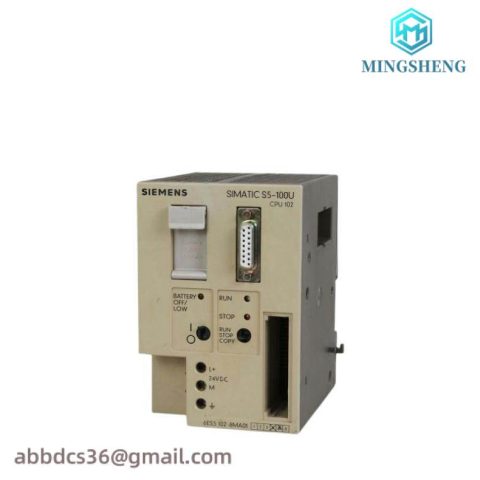 SIEMENS 6ES5102-8MA12 Central Processing Unit: Advanced Control Module