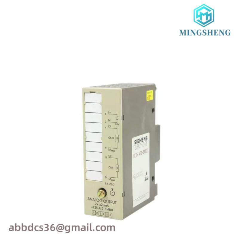 6es5470-8mb11_siemens_analog_output_module.jpg SIEMENS 6ES5470-8MB11 | Analog Output Module for Industrial Control Systems
