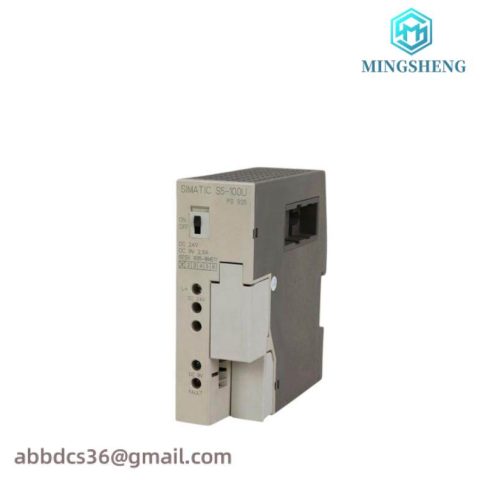 SIEMENS 6ES5935-8ME11 Power Supply Module: Advanced Industrial Control, Precision Engineered