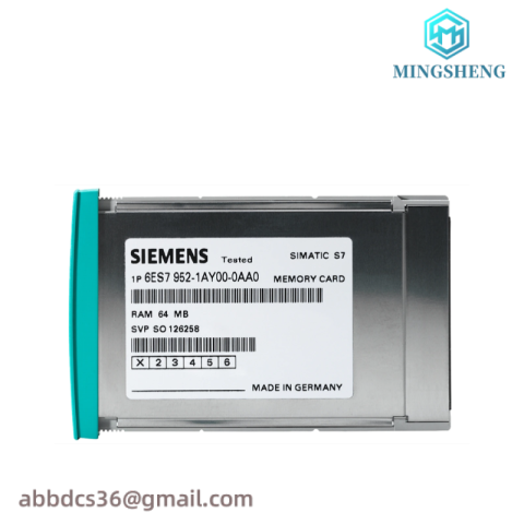 SIEMENS 6ES7952-1AM00-0AA0 RAM MEMORY CARD: Efficient Storage Solution for S7-400 Controllers