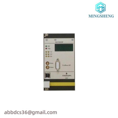 EMERSON A6370D Overspeed Protection Monitor - Reliable Monitoring for Industrial Safety