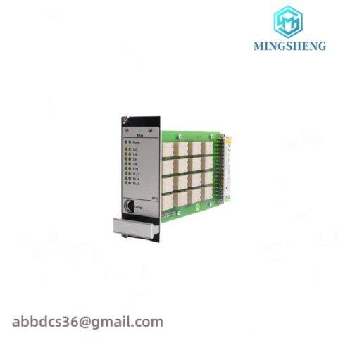 EMERSON A6740/10 - 16-Channel Output Relay Module, Industrial Automation