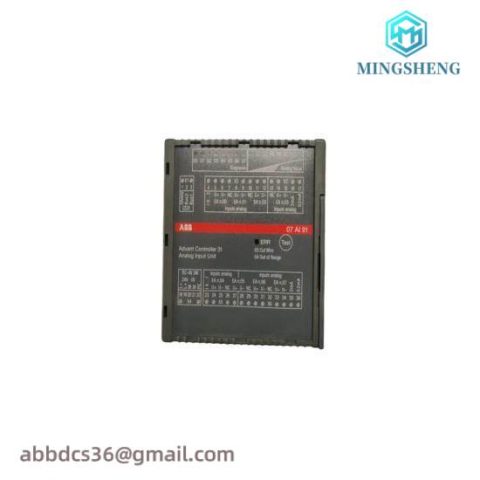 ABB 07AI91 WTAI91 GJR5251600R4202: High-Performance Analog I/O Module for Industrial Control Systems