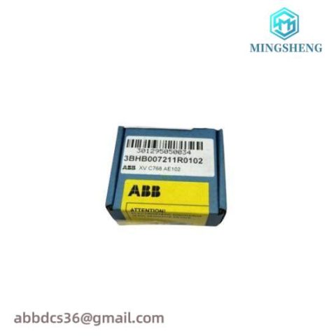 ABB 3BHB007211R0101 - XVC768AE101 Control Board, Designed for Precision Control Solutions