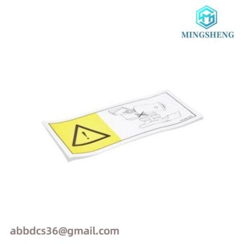 ABB 3HAC020611-001 Robotic Warning Label, Safety & Automation Solutions
