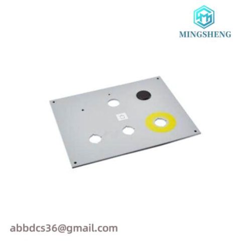 ABB 3HAC022035-008: Industrial Control Panel Plate, Ext Panel Automation Components