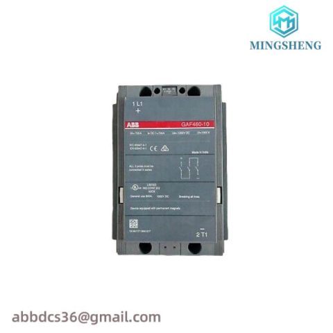 ABB GAF 460-10-11 Dc Contactors: Reliable Control Solutions for Industrial Applications