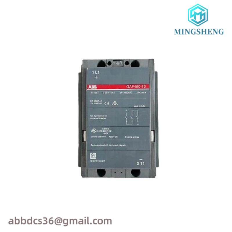 abb_gaf_460-10-11_dc_contactor.jpg ABB GAF 460-10-11 Dc Contactors: Reliable Control Solutions for Industrial Applications