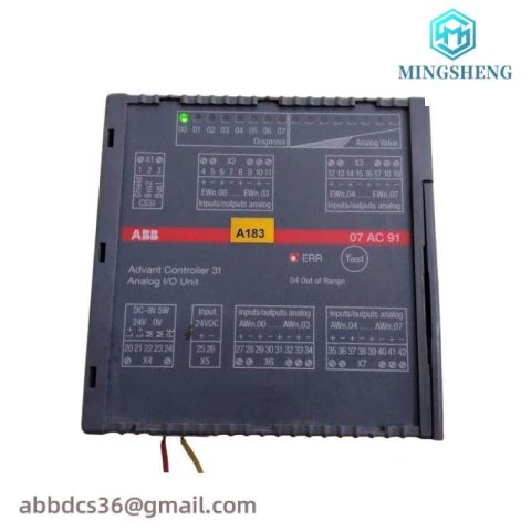 ABB GKWE857900R1210 - Industrial Control System, Advanced Automation Solution