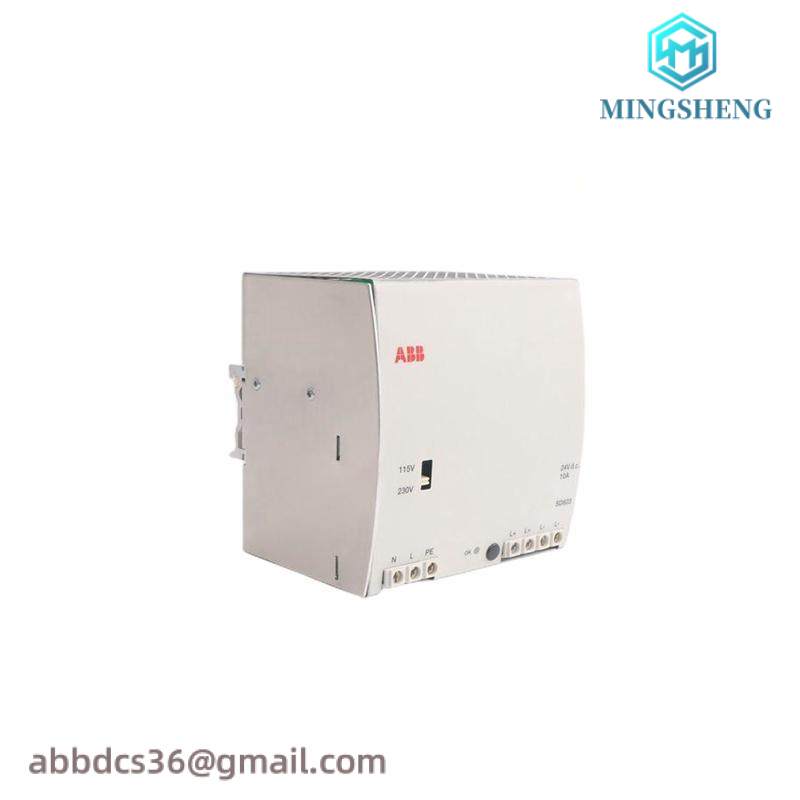 abb_sd812v1_3bsc610045r2_power_supply.jpg ABB SD812V1 3BSC610045R2 Power Supply - High-Performance DC Power Source for Industrial Automation