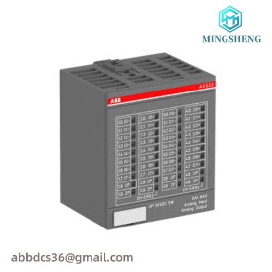 ax522_1sap250000r0001_analog_i_o_module_abb.jpg ABB AX522 1SAP250000R0001 Analog I/O Module - Industrial Automation Solution
