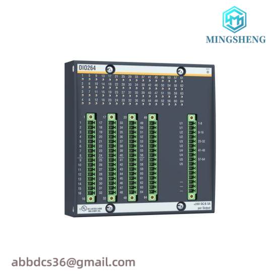 bachmann_dio264_bachmann_plc_dio264.jpg Bachmann PLC DIO264 - Digital I/O Module, 24-40 Channels