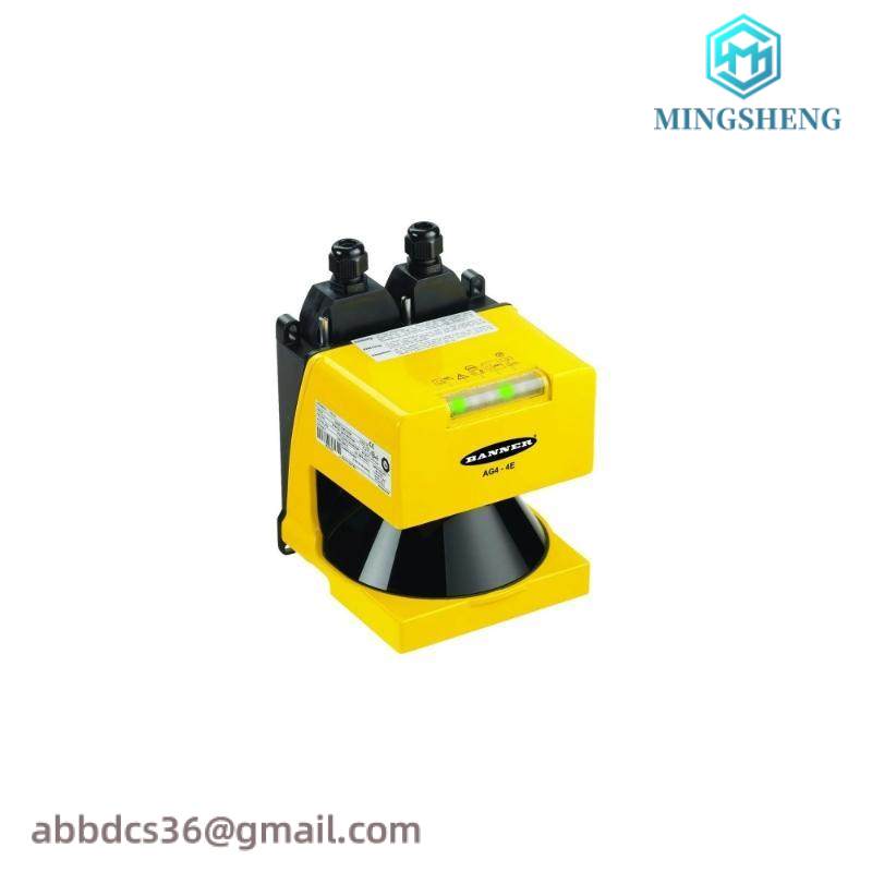 banner_engineering_ag4-4e_82137_sensor_24vdc.jpeg Banner Engineering AG4-4E 82137 24VDC Sensor, High Precision Industrial Control Module