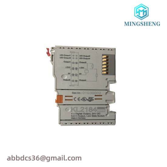 beckhoff_kl2184_digital_output_module.jpg Beckhoff KL2184 Digital Output Module - High Performance, Reliable Control Solutions