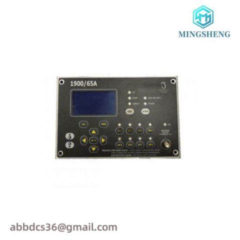 Bently Nevada 1900/65A-01-00-01-01-00 General Purpose Equipment Monitor; Manufacturer: Bently-Nevada