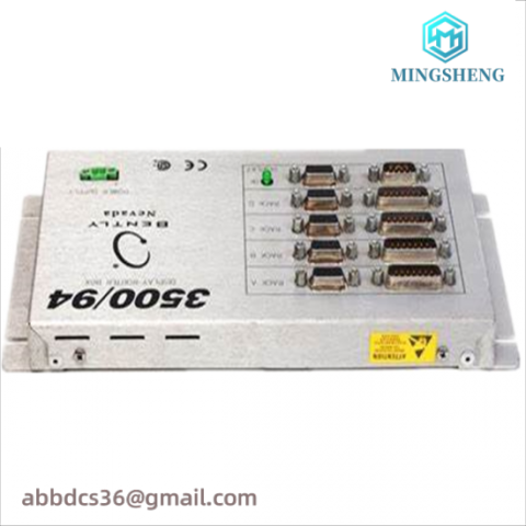 Bently Nevada 3500/94: High-Performance VGA Display Monitor for Industrial Automation