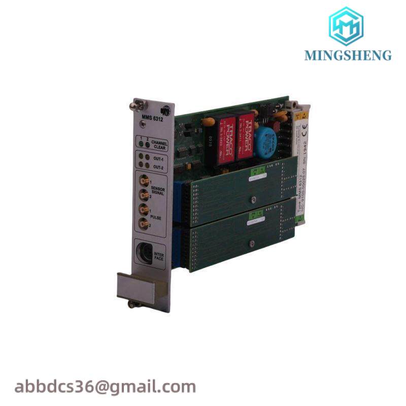 emerson_mms6312_dual_channel_rotational_speed_monitor.jpg Emerson MMS6312 Dual Channel Rotational Speed Monitor - Precision Monitoring for Industrial Control Systems