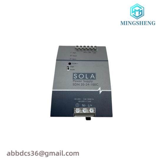 emerson_sdn20-24-100c_din_rail_power_supply_1.jpg EMERSON SDN20-24-100C DIN Rail Power Supply, Compact High-Performance Power Solution