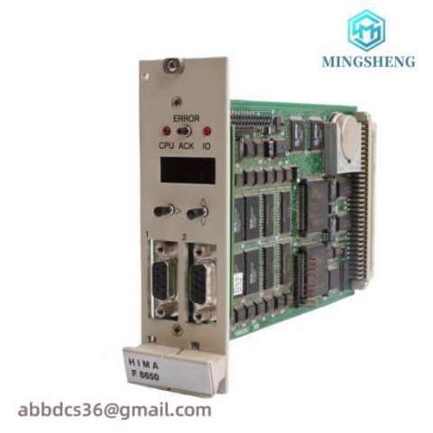 HIMA F8650 CPU Controller, Industrial Automation Control Module