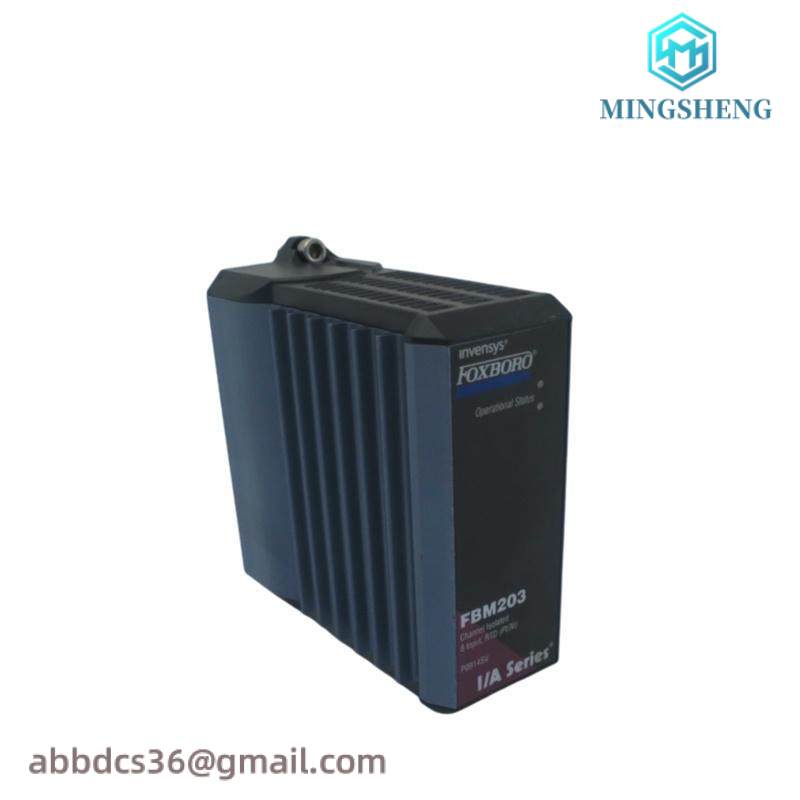 fbm203_foxboro_channel_isolated_8_input_rtd_p0914sv.jpg FOXBORO FBM203: Channel Isolated 8 Input RTD Module, Precision Control for Industrial Applications