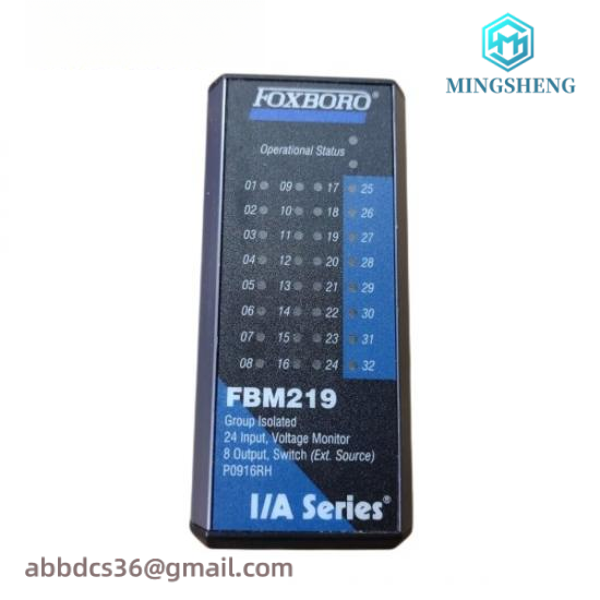 foxboro_fbm219_rh916rh.png FOXBORO FBM219 RH916RH - Industrial Control Module