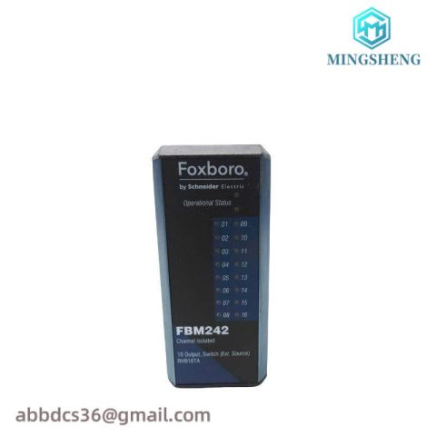 FOXBORO FBM242 RH916TA: Channel Isolated 16-Output Switch for Advanced Industrial Control
