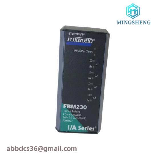 foxboro_p0400gh_1.jpg FOXBORO P0400GH Industrial Control System Module