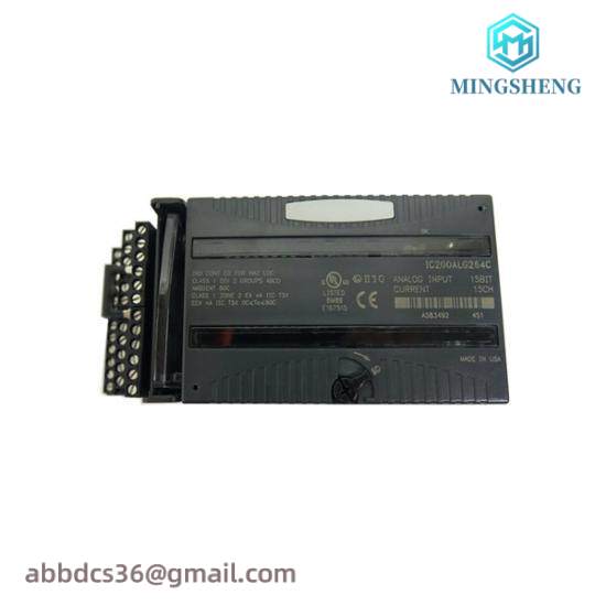 ge_fanuc_ic200alg264h_analog_input_module.jpg GE FANUC IC200ALG264H Analog Input Module: Advanced Control Solution for Industrial Automation