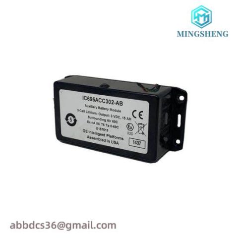 GE FANUC IC695ACC302AB - High-Performance Battery Module