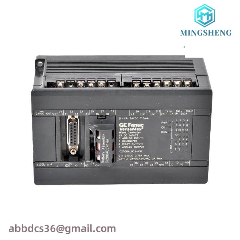 ic200ual005_ge_micro_controller.jpg GE IC200UAL005 Microcontroller: High-Performance Industrial Control Solution