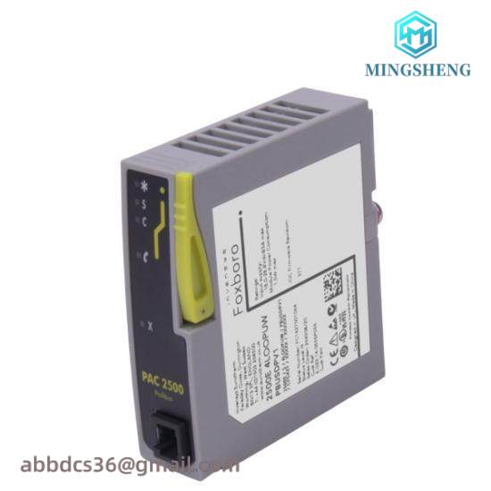 pac2500_invensys_foxboro_controller_1.jpg Invensys Foxboro PAC2500 Control Module, Industrial Automation Solutions