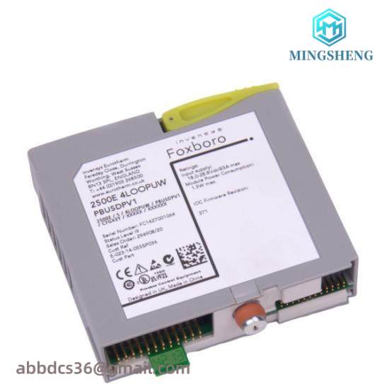 pac2500_invensys_foxboro_controller_2.jpg Invensys Foxboro PAC2500 Control Module, Industrial Automation Solutions