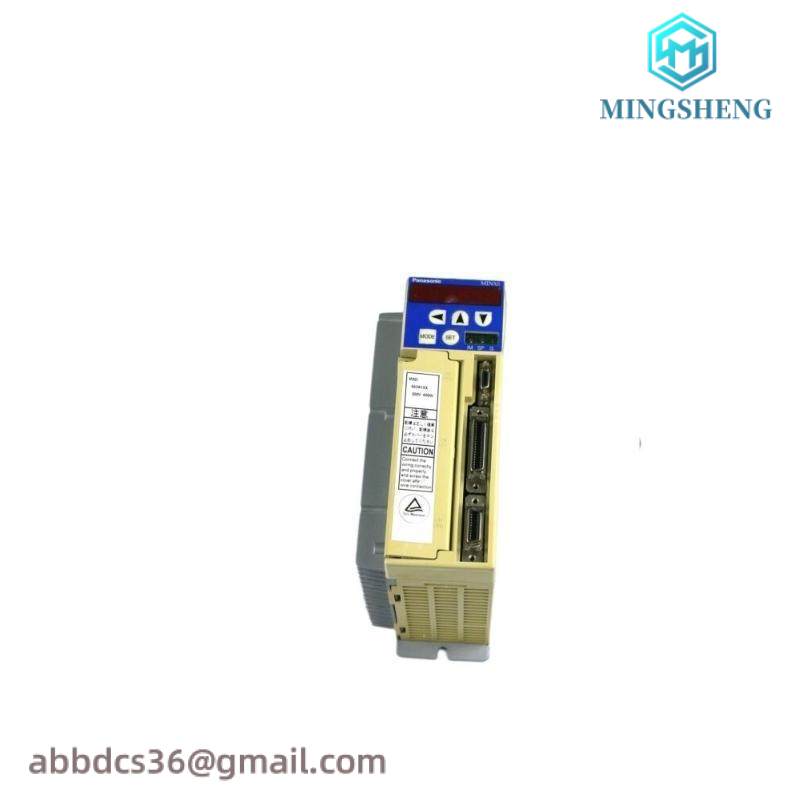 panasonic_msd043a1xx_servo_motor_driver.jpg Panasonic MSD043A1XX - High Precision Servo Motor Driver, Advanced Industrial Control Solutions