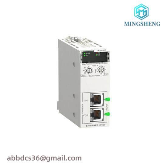 schneider_bmxcra31200_remote_io_drop_e_ip.jpg Schneider Electric™ BMXCRA31200 - Remote IO Drop E/IP Adapter Module