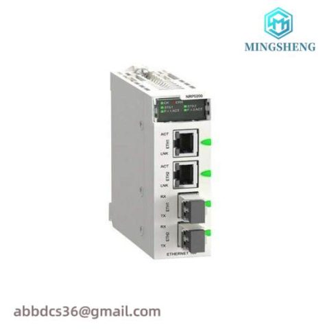Schneider Electric BMXNRP0200 Fiber Optic Converter Module - Extended PLC Communication