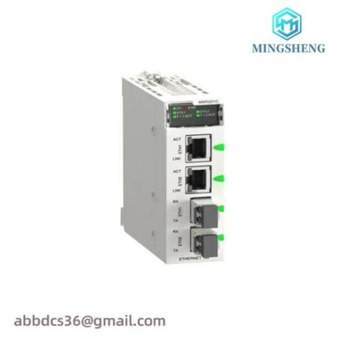 Schneider Electric BMXNRP0201 Fiber Optic Converter Module for Industrial Automation