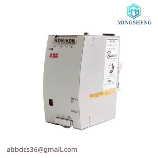 sd822_3bsc610038r1_power_supply_abb.jpg ABB SD822 3BSC610038R1 Power Supply, High-Performance Automation Solution