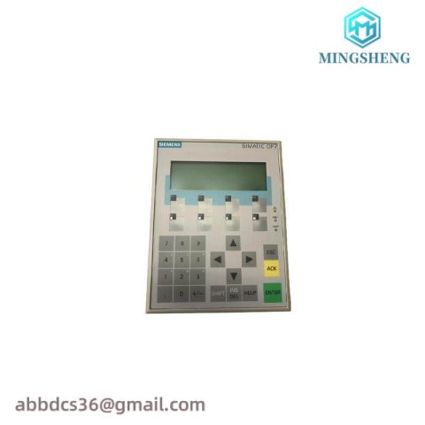 SIEMENS 6AV3607-1JC20-0AX1: High-Performance Operator Interface for Industrial Control