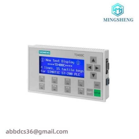 SIEMENS 6AV6 640-0AA00-0AX0 TD400C Text Display
