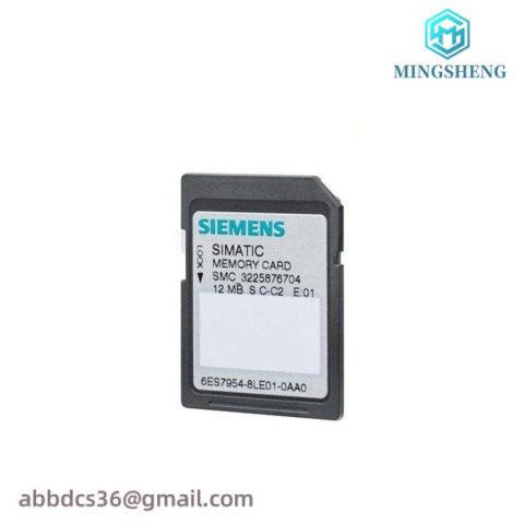 SIEMENS 6ES7954-8LE03-0AA0 Micro Memory Card, Designed for Precision Control Solutions