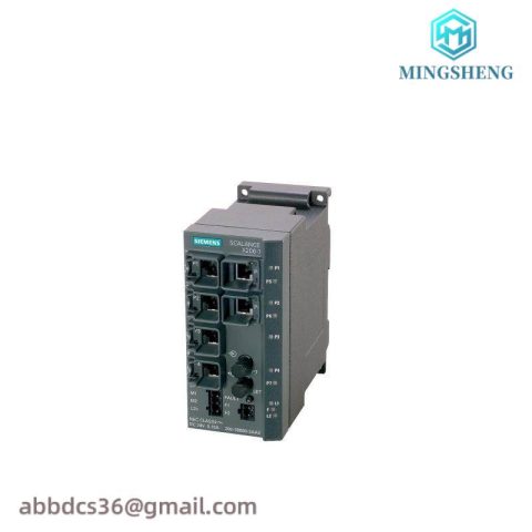 Siemens SCALANCE X206-1 Managed IE Switch, 6x 10/100Mbps RJ45 Ports