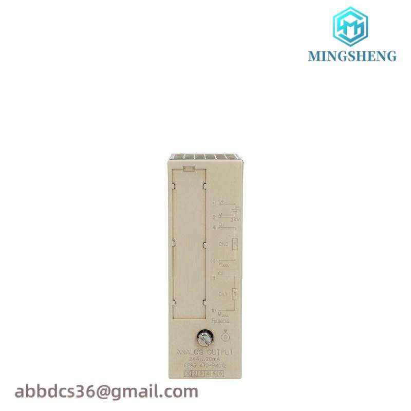 6es5470-8mc12_siemens_analog_output_module.jpg SIEMENS 6ES5470-8MC12 Analog Output Module for Industrial Control