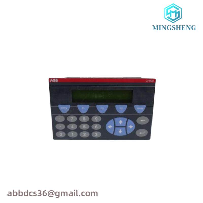 abb_cp502_1sbp260190r1001-a_text_display_panel.jpg ABB CP502 1SBP260190R1001-A: Advanced Control Panel for Industrial Automation