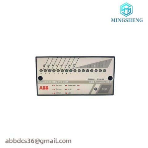 ABB ICSM06A6 FPR3350601R1062 Analog I/O Remote Unit: Precision Control in Industrial Automation