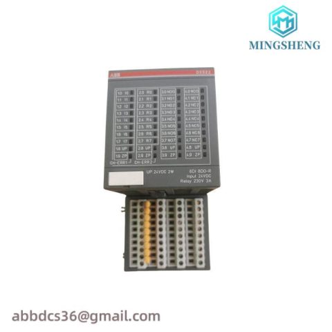 ABB DX522 Digital I/O Module: 8 Digital Inputs, Precision & Reliability in Industrial Automation