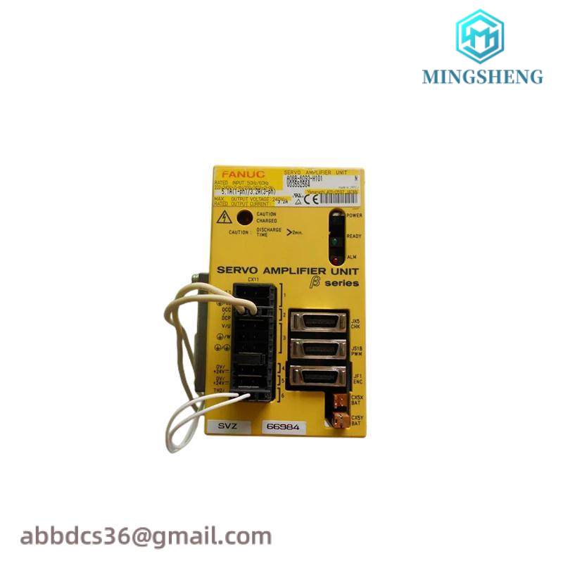 fanuc_a06b-6093-h101_servo_drive.jpg Fanuc A06B-6093-H101 SERVO DRIVE: High-Power, Precision Control Module for Industrial Automation