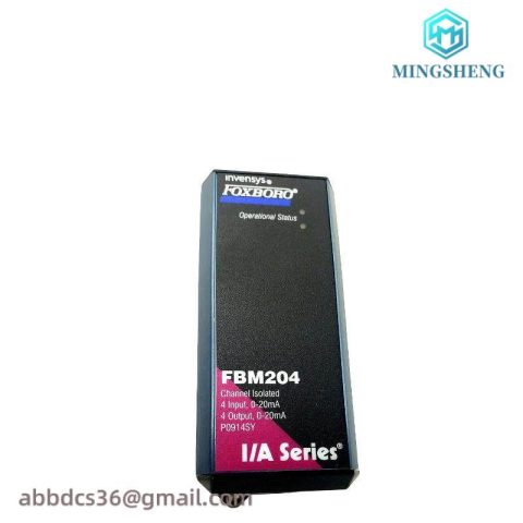 Foxboro FBM204 Interface Module: Advanced Control Solutions for Industrial Automation